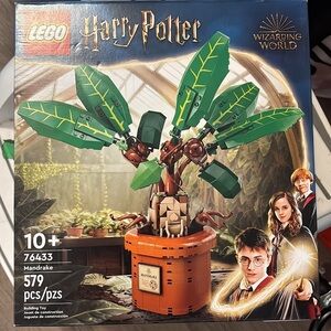 LEGO 76433 Harry Potter Mandrake Set with Green Leaves